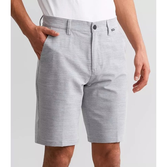 Hurley Mens Gray Cutback Stretch Walkshort, Size 32 - Picture 1 of 11